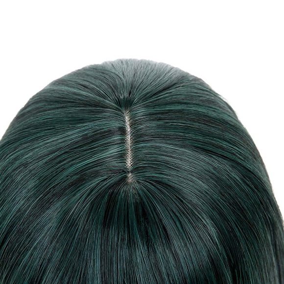 ?NIIS 16” DARK GREEN OMBRÉ  BANG BOB Wig *NWT*? main image 6